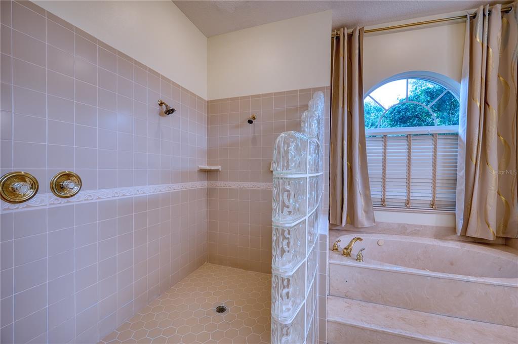 10523 Cheval Place Lakewood Ranch, FL 34202 - Photo 13 of 52 a bathroom with a bathtub and a shower