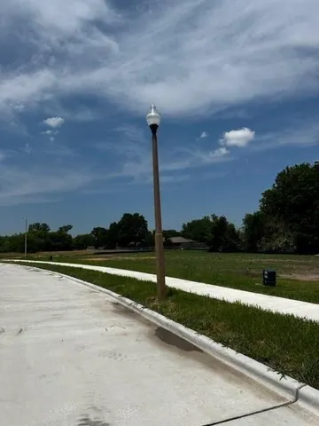 a view of park with ocean view