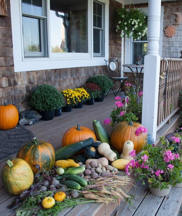162 Guilford Center Road Guilford, ME 04443 - Photo 26 of 34 Entry porch with Nature's bounty.