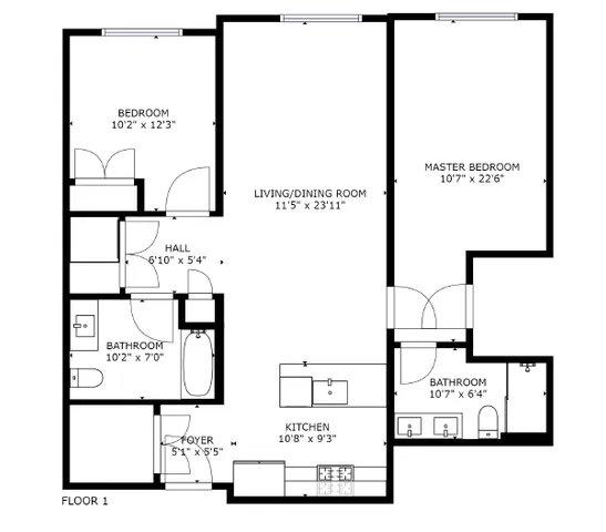 $3,700 | 119 Peter Street, Unit 601, Union City, NJ 07087