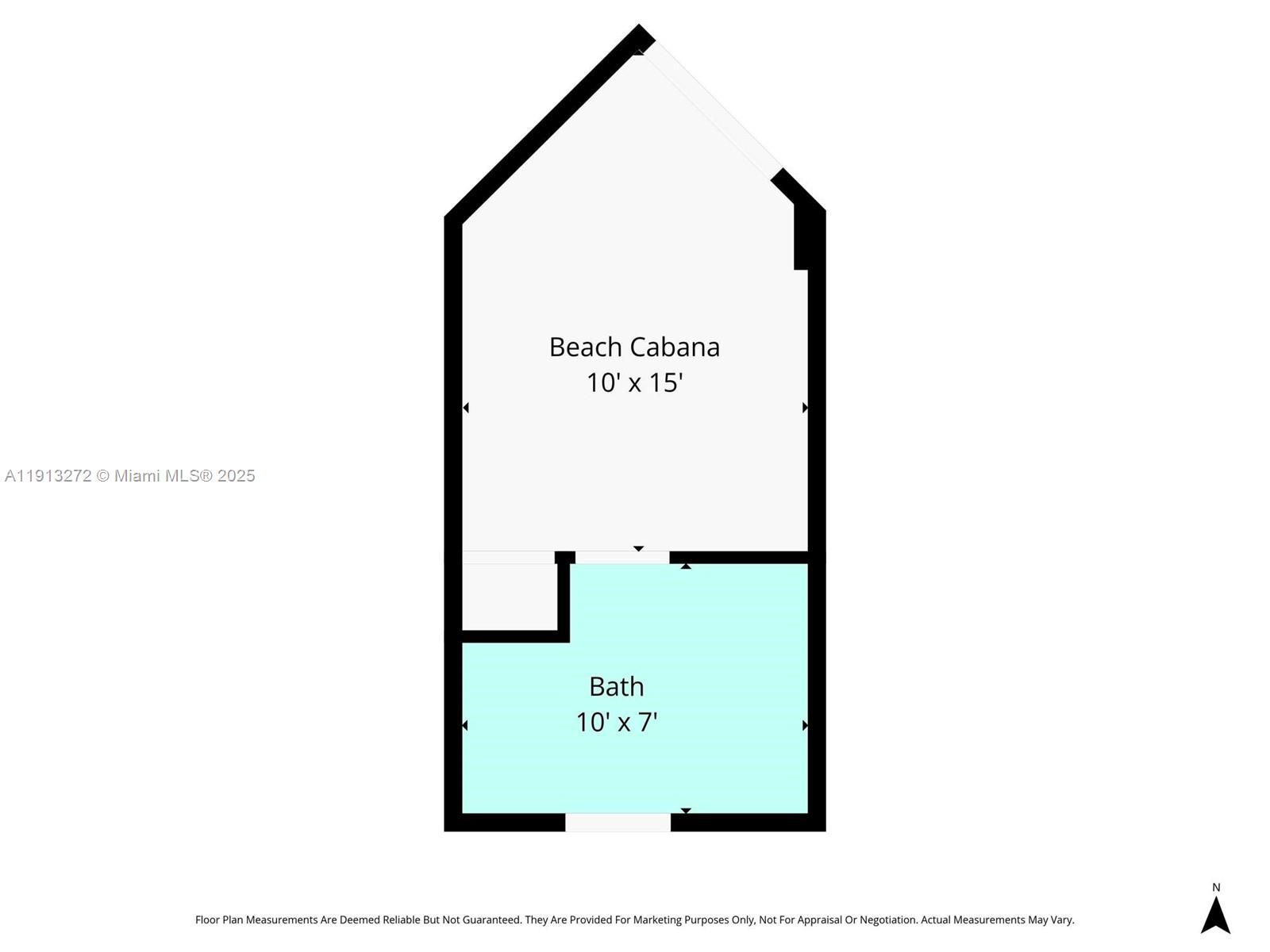 9559 Collins Avenue, Unit S108 Surfside, FL 33154 - Photo 9 of 9 a picture of a floor plan
