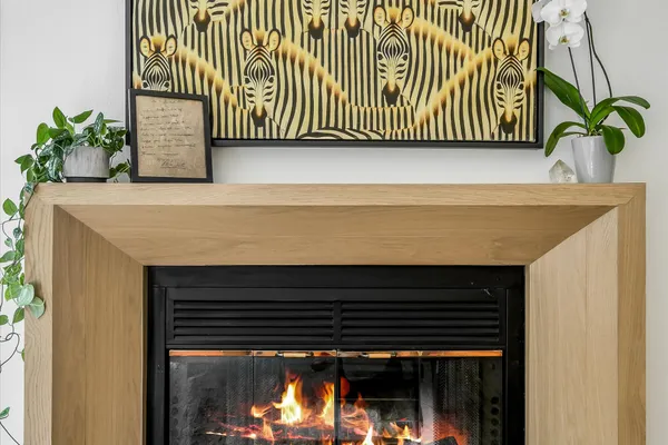 a large kitchen with lots of counter space dining table and chairs