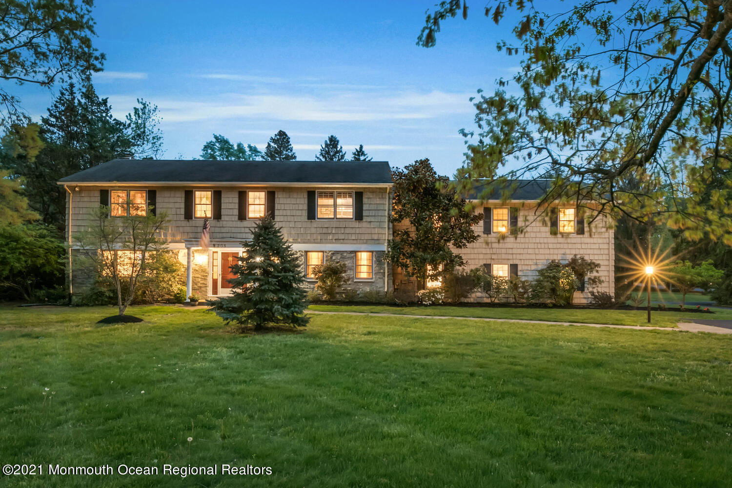 205 Rumson Road Rumson, NJ 07760 - Photo 1 of 23 front at dusk