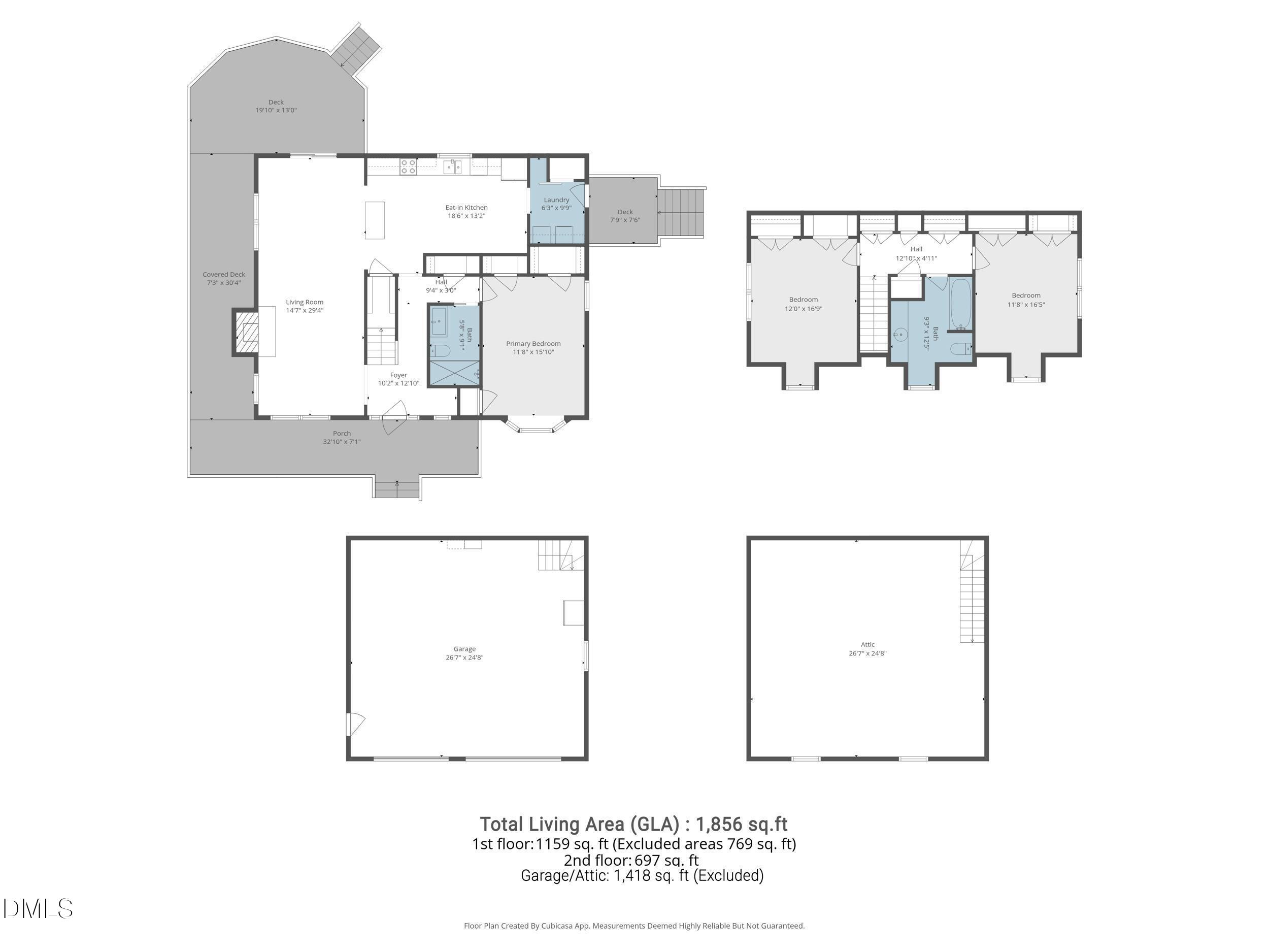 1153 Log Barn Road Pittsboro, NC 27312 - Photo 54 of 77 47_1153 log barn - all floors.png
