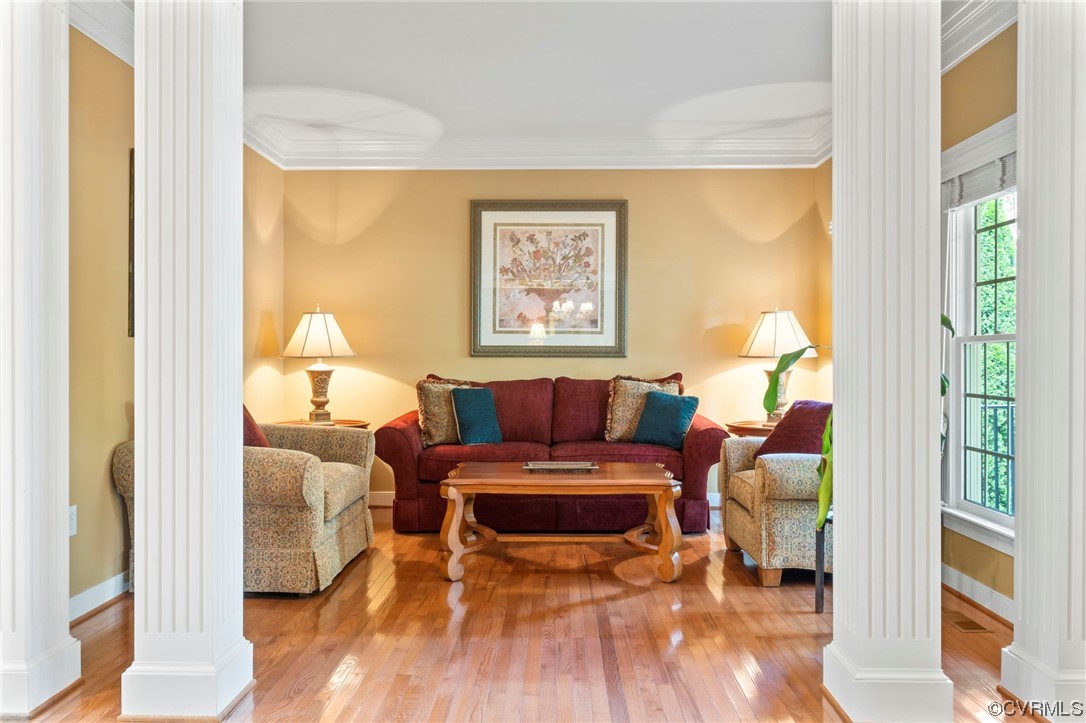 13206 Tipple Point Road Midlothian, VA 23114 - Photo 13 of 50 a living room with furniture and a large window