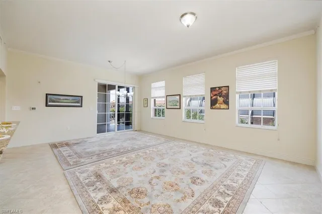 a big room with windows and closet