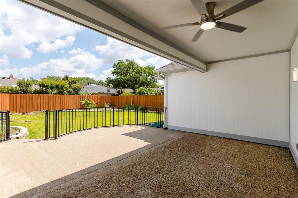 7233 Rustic Valley Drive Dallas, TX 75248 - Photo 18 of 21 a view of a backyard