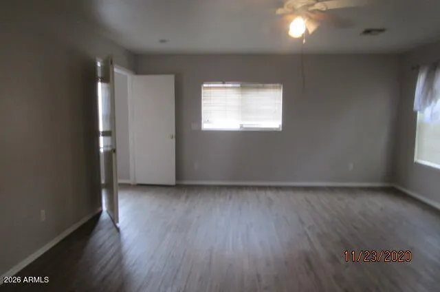 a view of street with sitting area