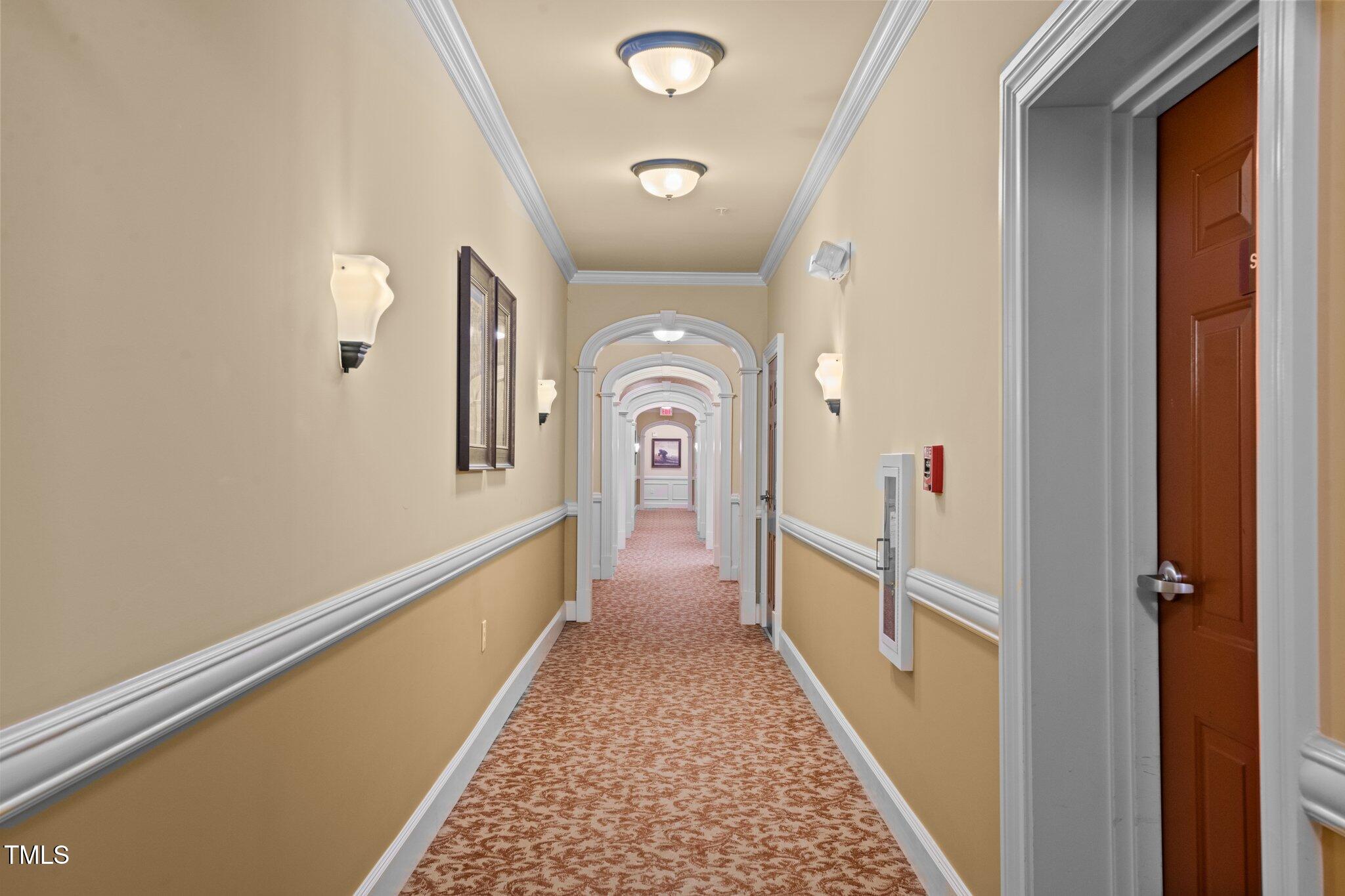 10400 Rosegate Court, Unit 3 Raleigh, NC 27617 - Photo 26 of 41 hallway to unit