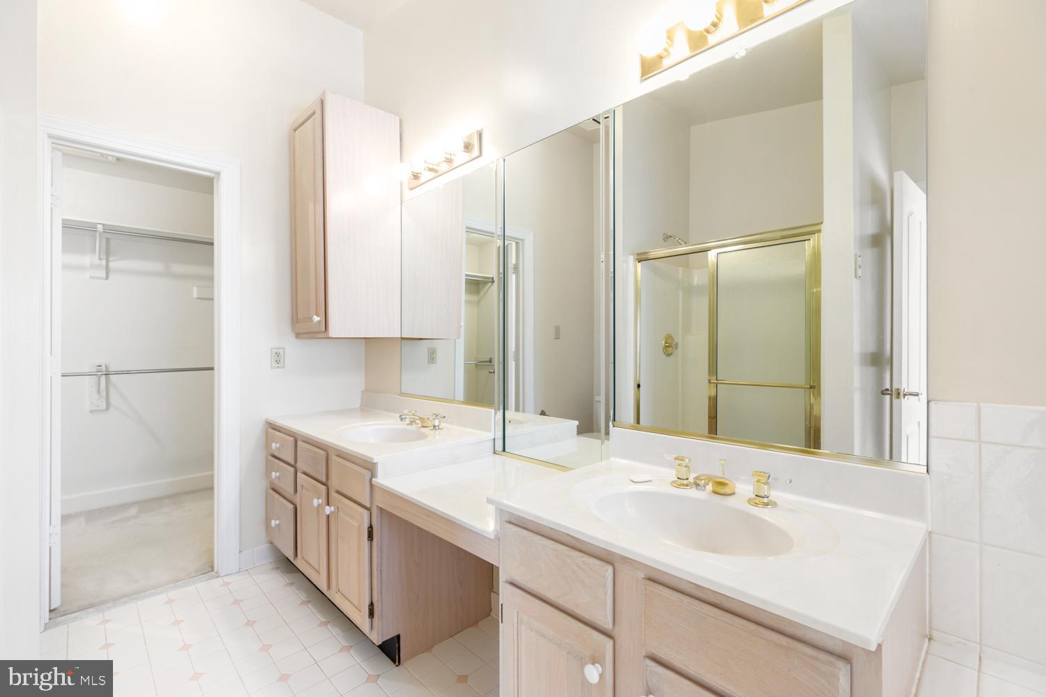 8165 Madrillon Court Vienna, VA 22182 - Photo 18 of 33 a bathroom with a sink and a mirror