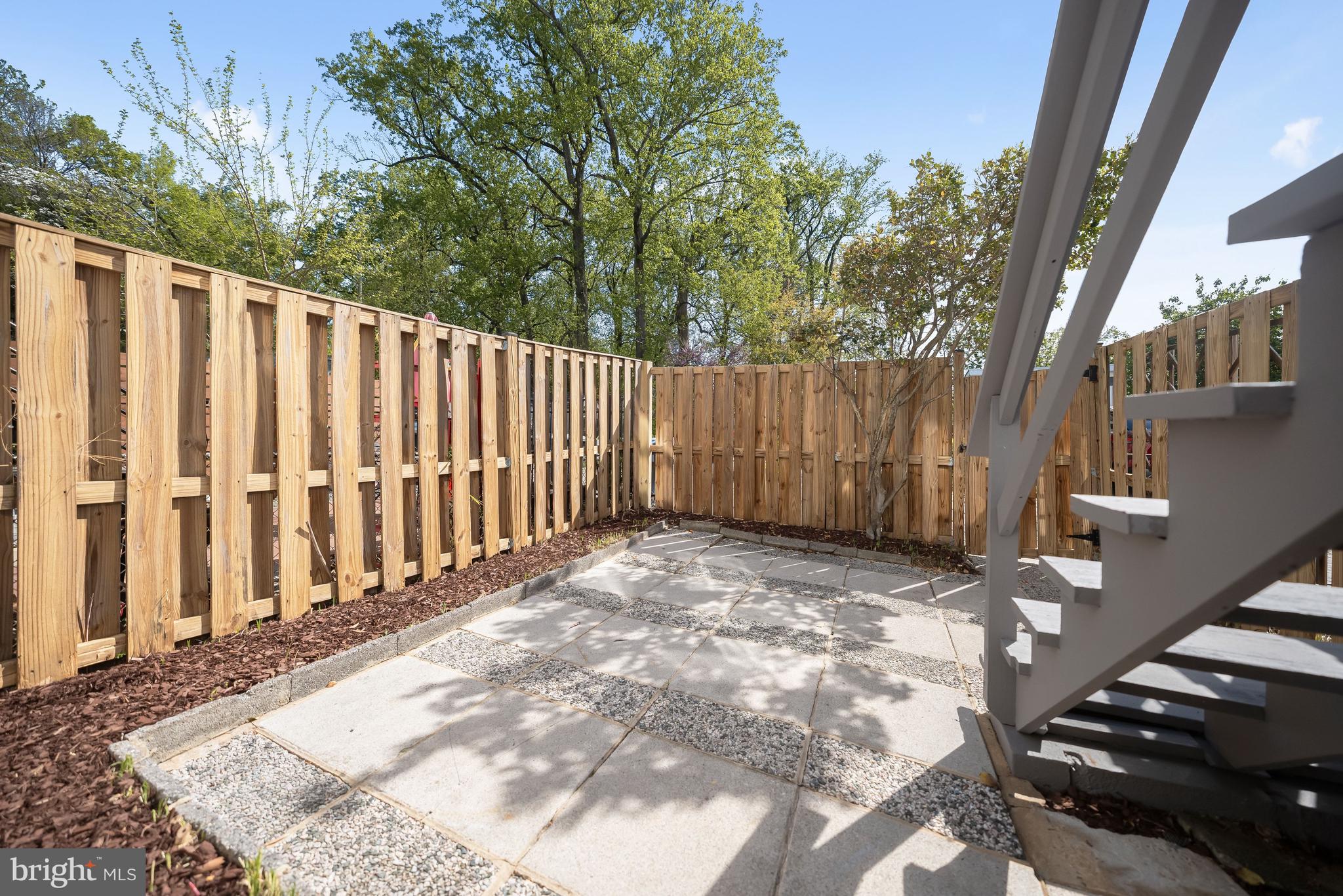 1945 39th Street Northwest Washington, DC 20007 - Photo 20 of 29 Rear terrace
