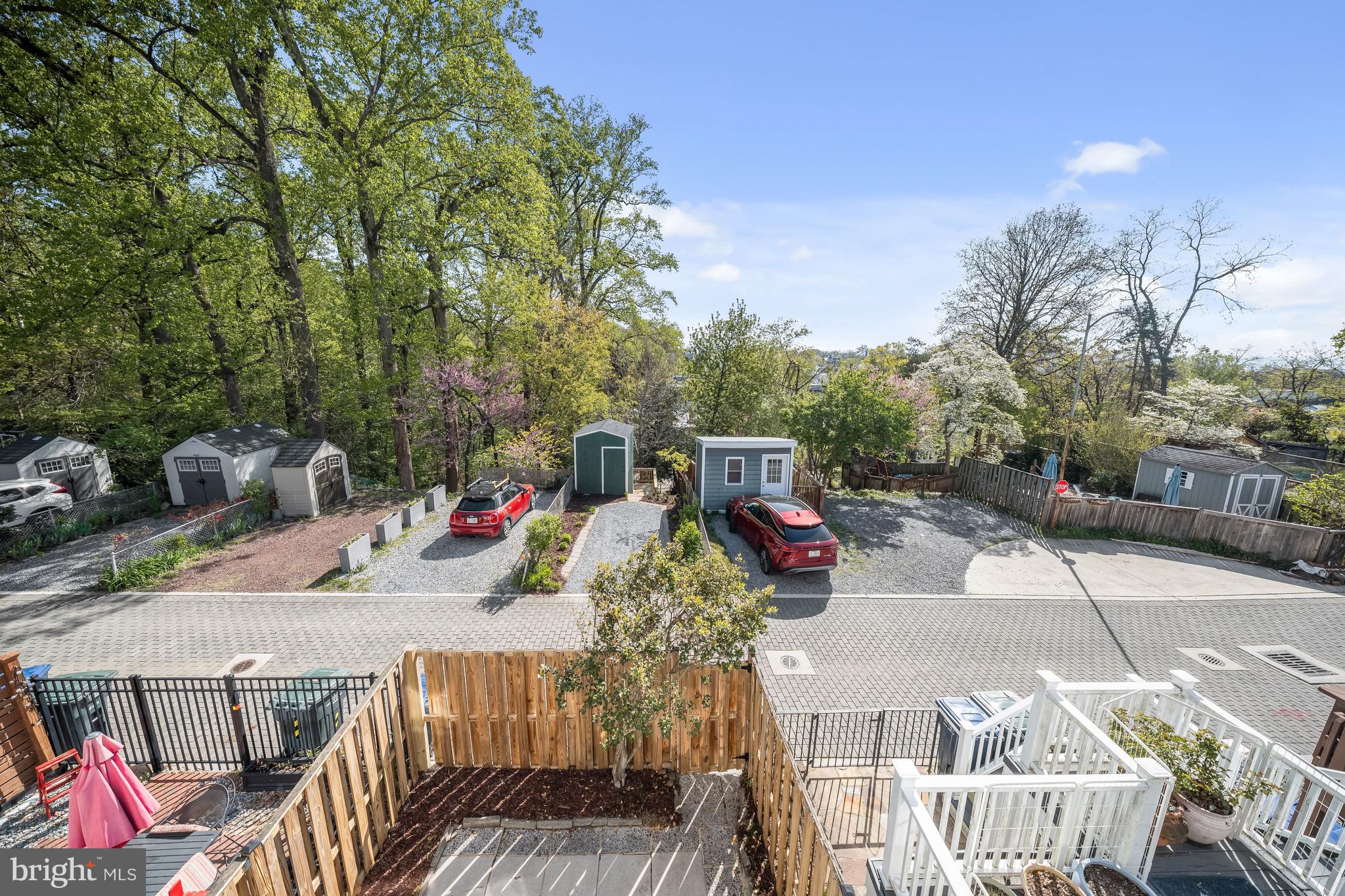 1945 39th Street Northwest Washington, DC 20007 - Photo 22 of 29 Rear bonus lot extends into the woods