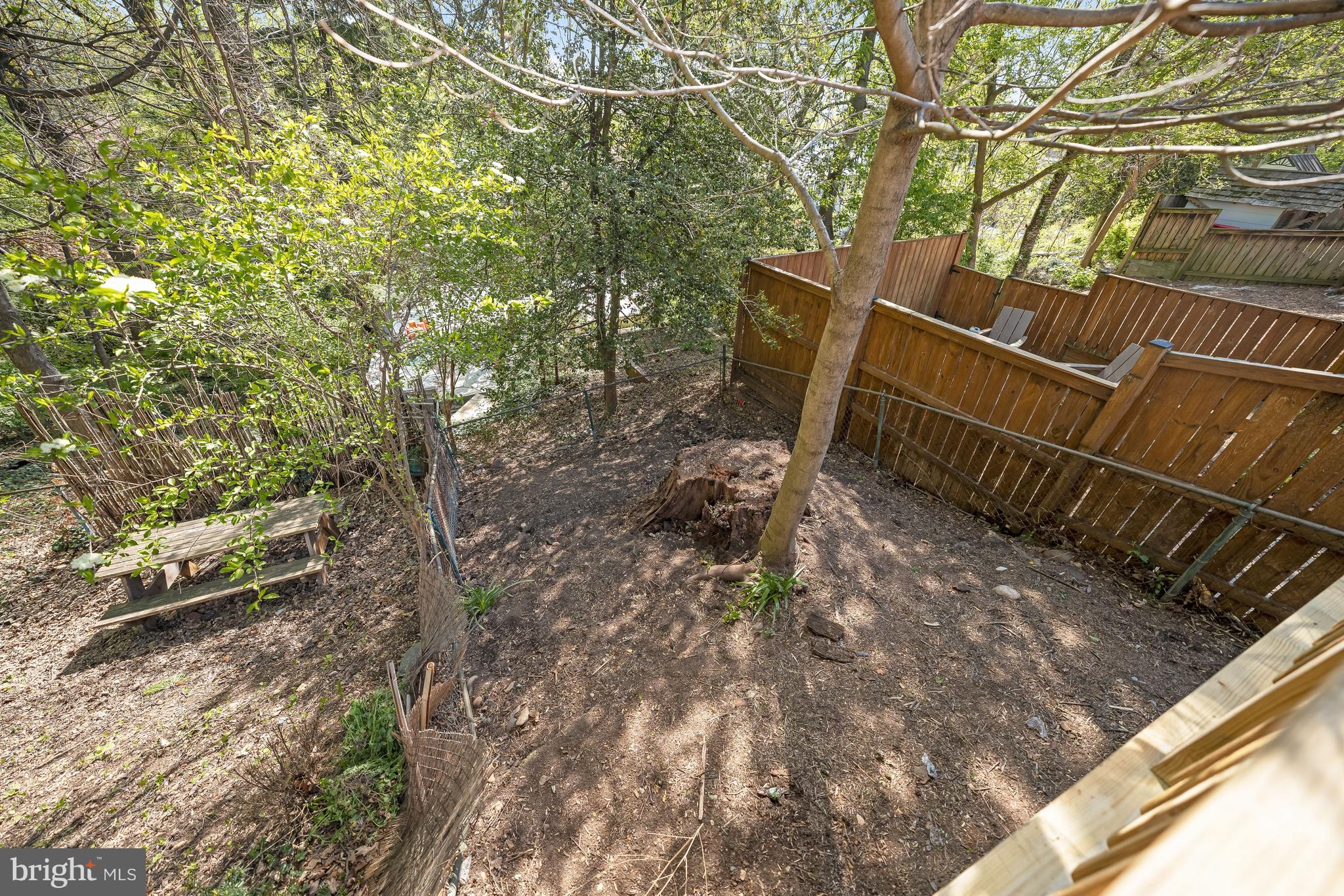 1945 39th Street Northwest Washington, DC 20007 - Photo 25 of 29 Bonus lot extends below the rear deck