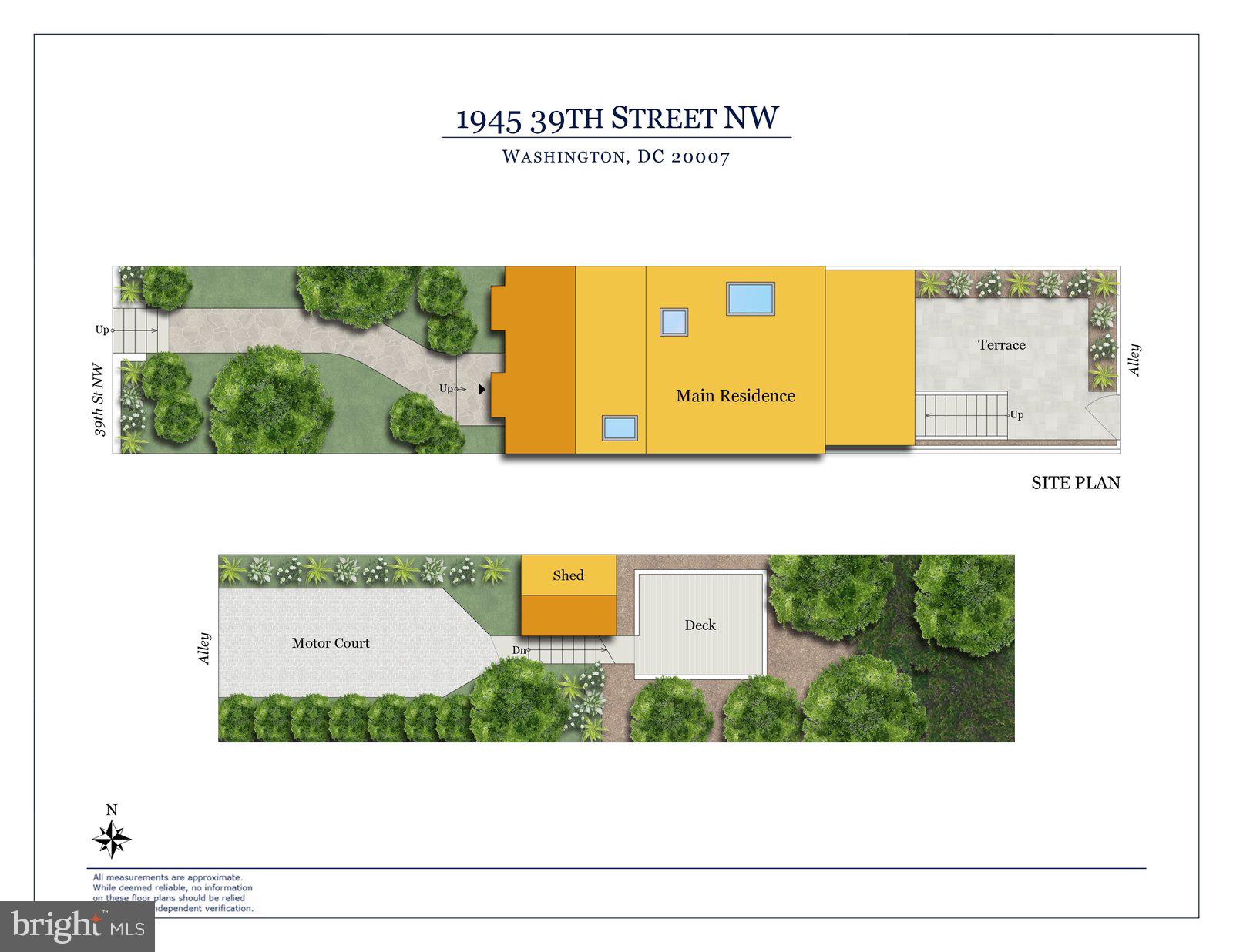 1945 39th Street Northwest Washington, DC 20007 - Photo 28 of 29 1945 39th St NW Site Plan