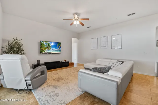 a view of walk in closet with large window