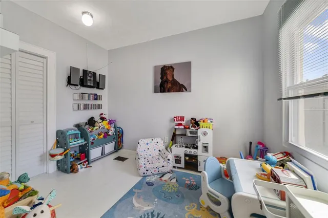 a view of a play room with toys