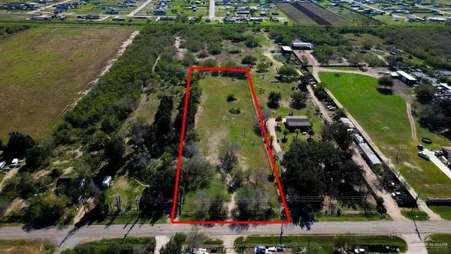 an aerial view of lake