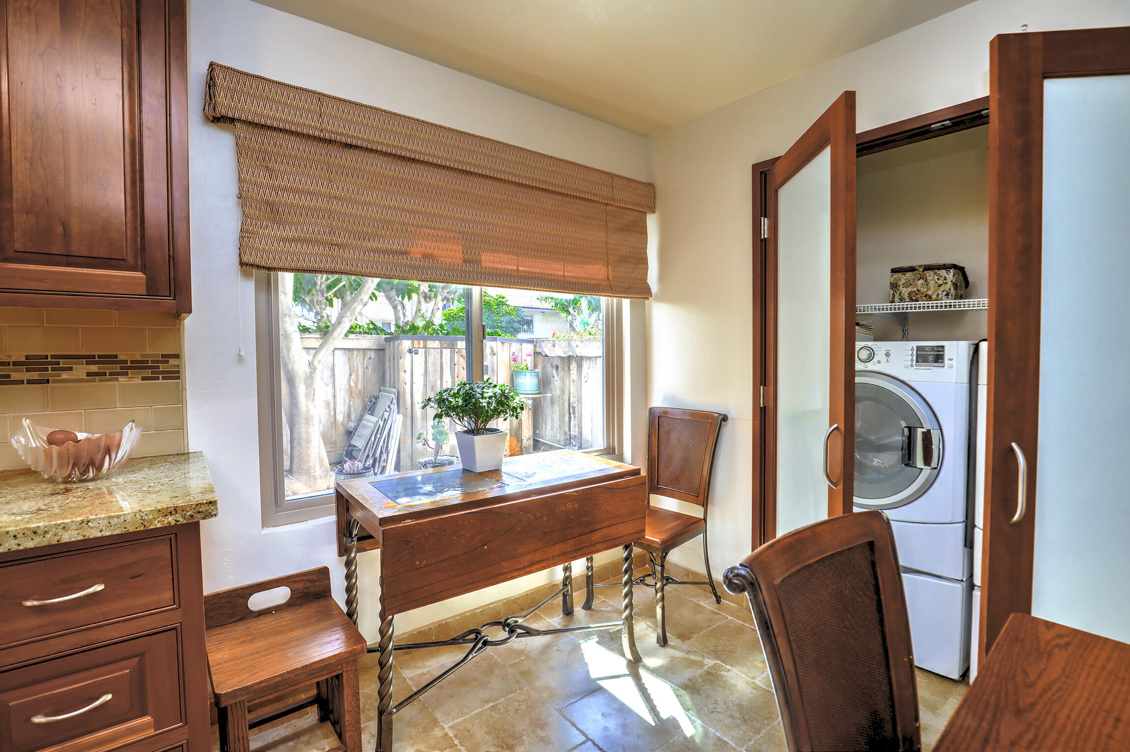 63 North San Marcos Road, Unit A Santa Barbara, CA 93111 - Photo 11 of 34 Breakfast Nook / Laundry