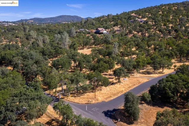 a view of a city with a mountain