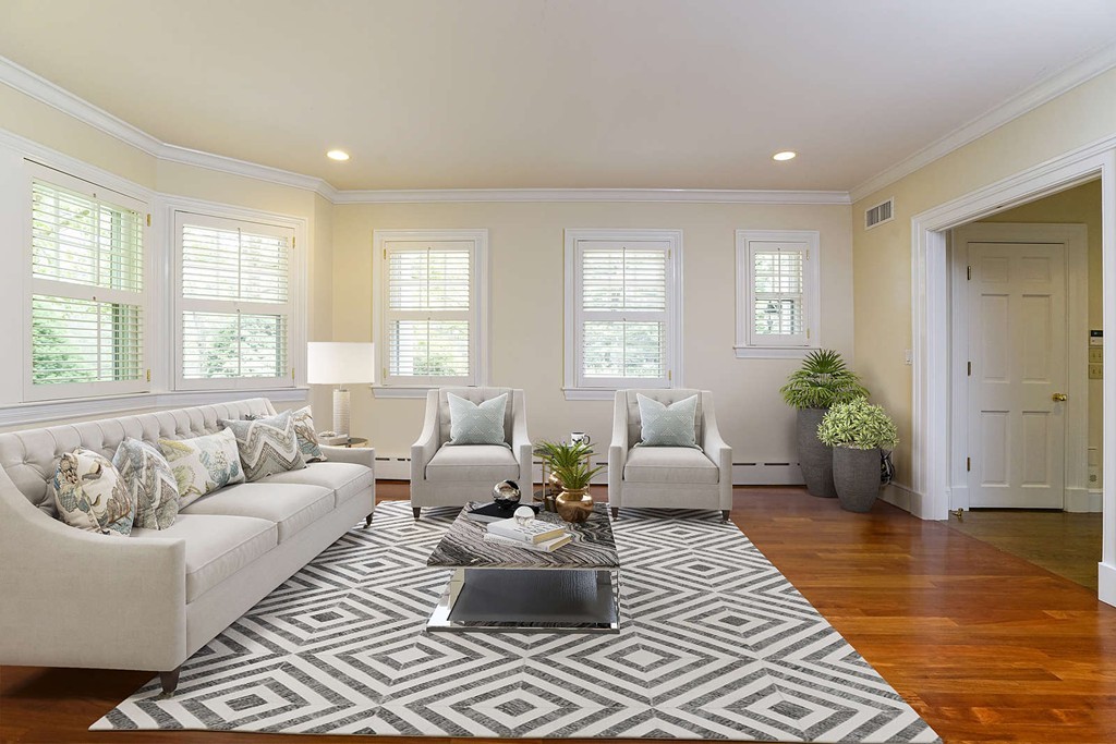 2 Hampton Road Lexington, MA 02421 - Photo 13 of 30 a living room with furniture and windows
