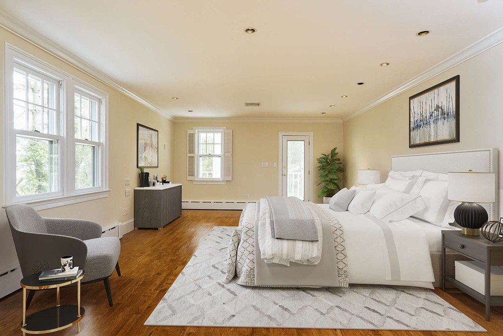 2 Hampton Road Lexington, MA 02421 - Photo 22 of 30 a spacious bedroom with a bed and window