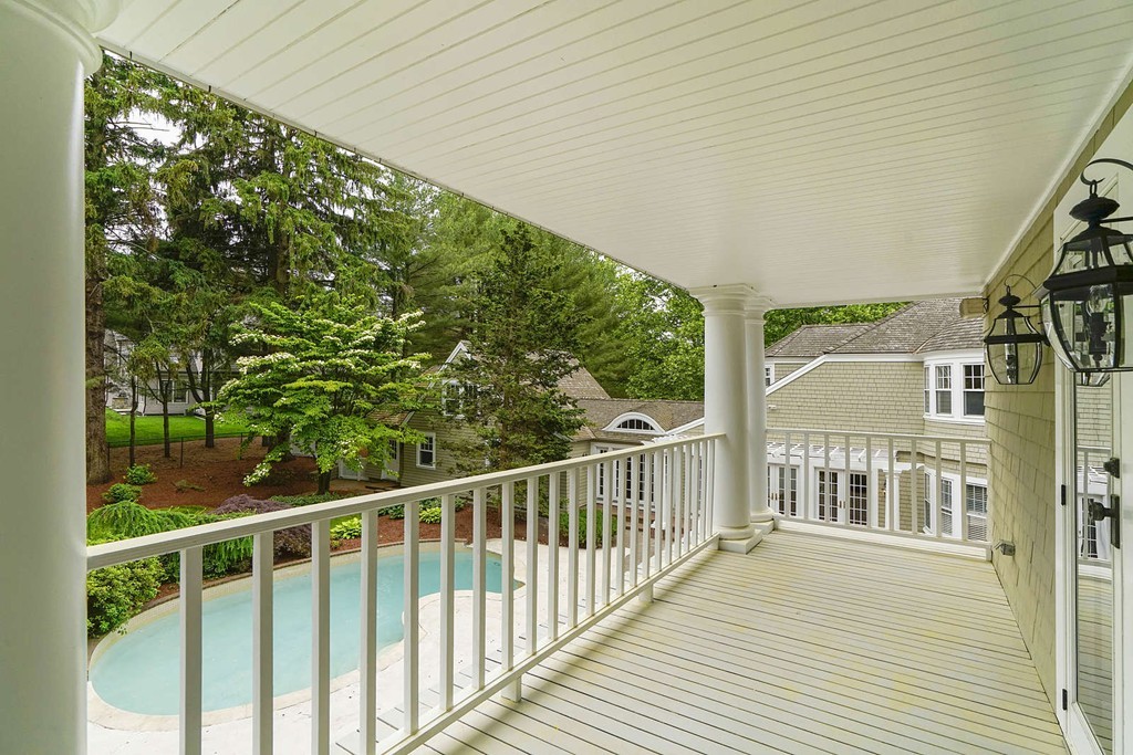 2 Hampton Road Lexington, MA 02421 - Photo 23 of 30 a view of a balcony with wooden floor