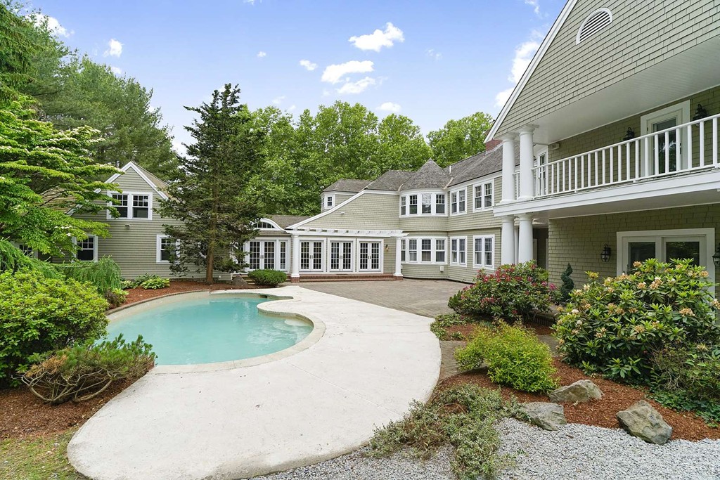 2 Hampton Road Lexington, MA 02421 - Photo 4 of 30 a view of a house with backyard and sitting area