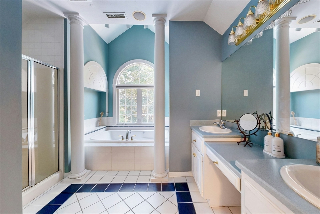 7 Riverbend Road Upton, MA 01568 - Photo 22 of 39 a bathroom with a sink and a mirror