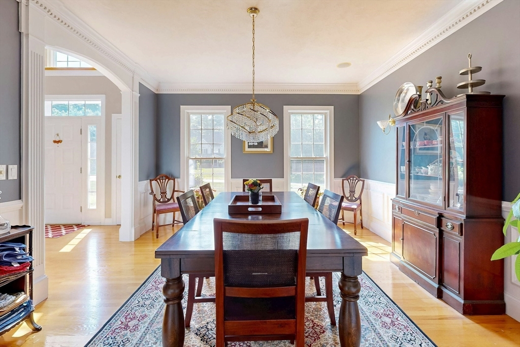 7 Riverbend Road Upton, MA 01568 - Photo 8 of 39 a view of a dining room with furniture window and wooden floor