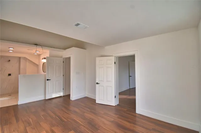 wooden floor in an empty room