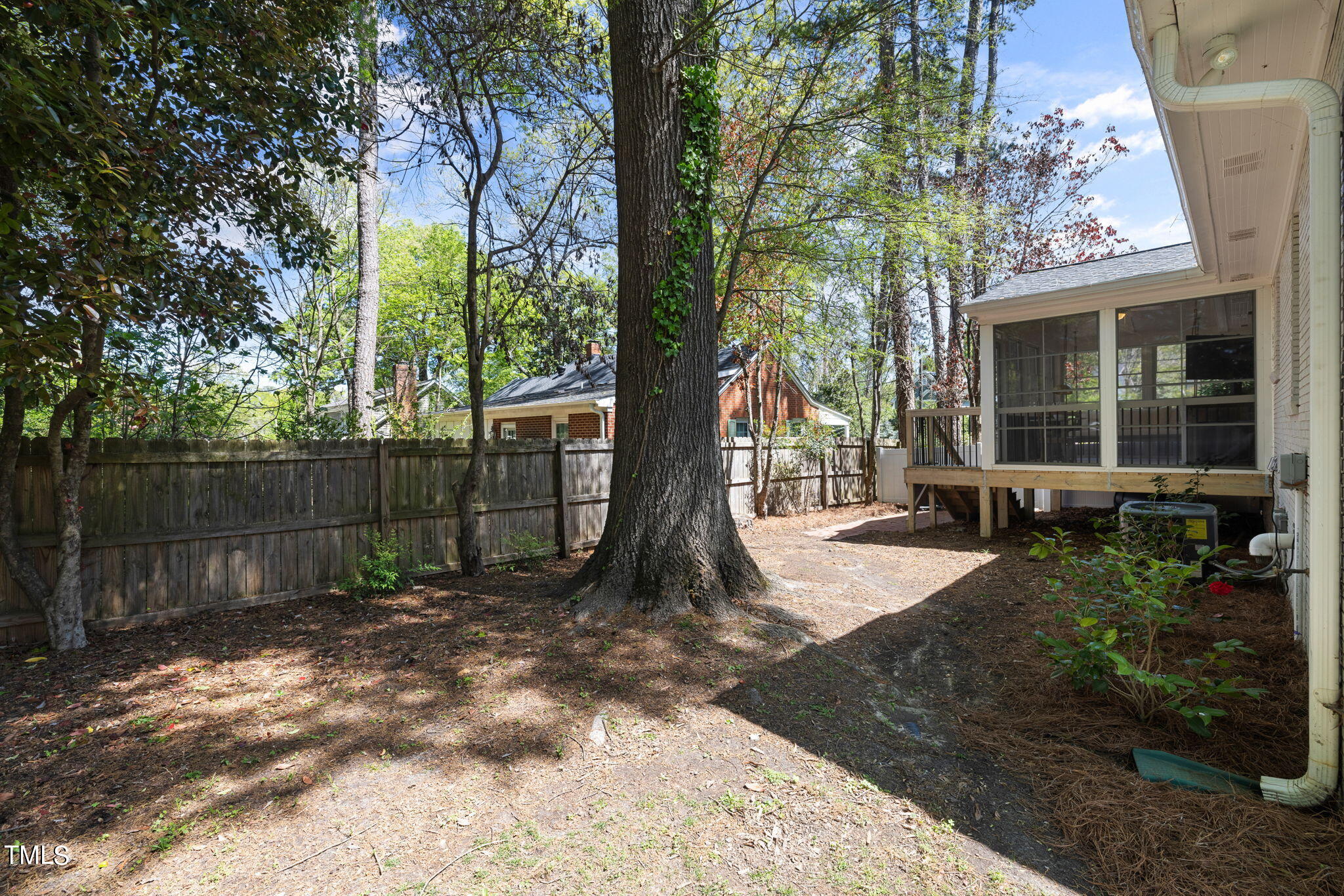 3300 Hall Place Raleigh, NC 27607 - Photo 35 of 40 Fenced-In Backyard