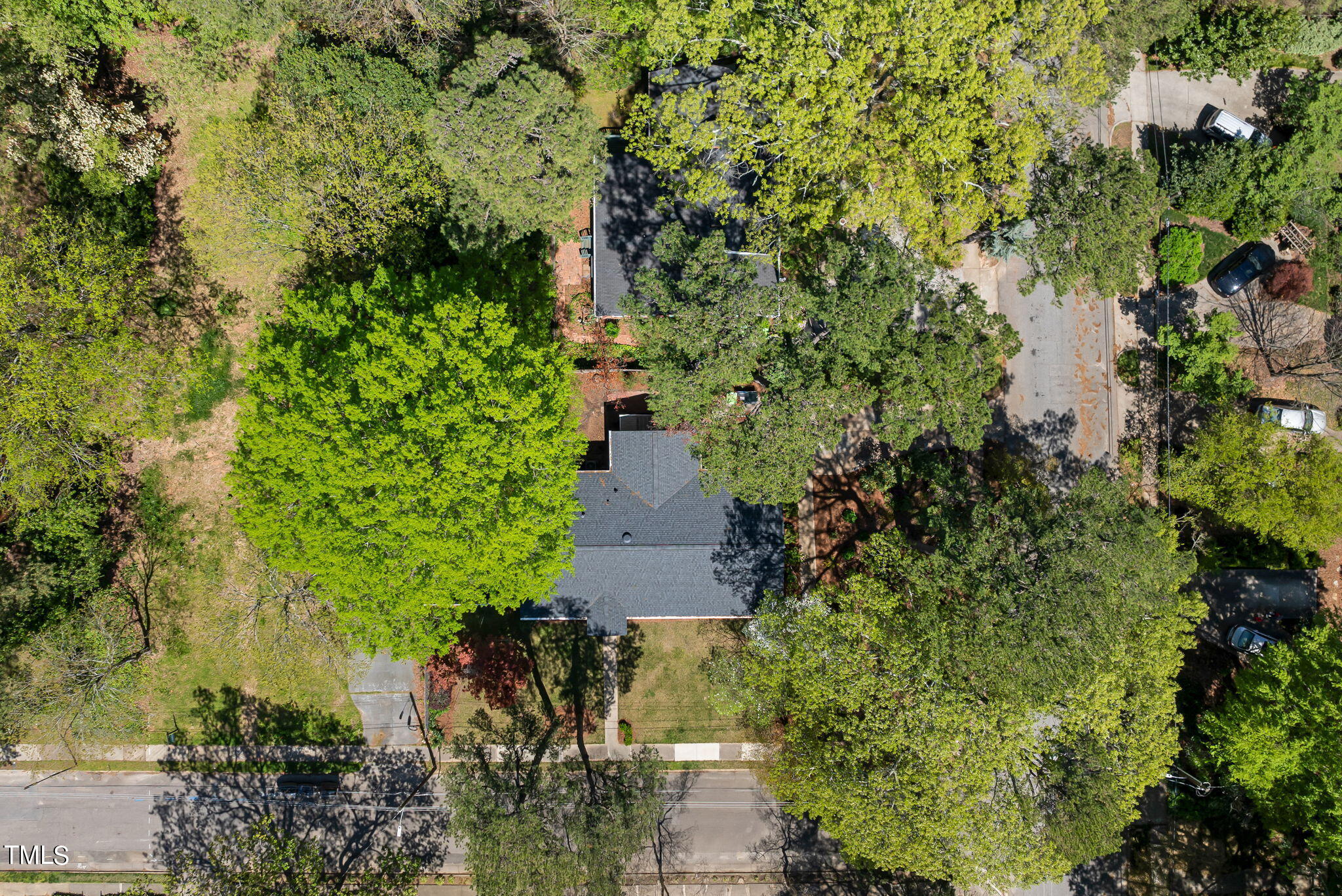 3300 Hall Place Raleigh, NC 27607 - Photo 36 of 40 Aerial view of home