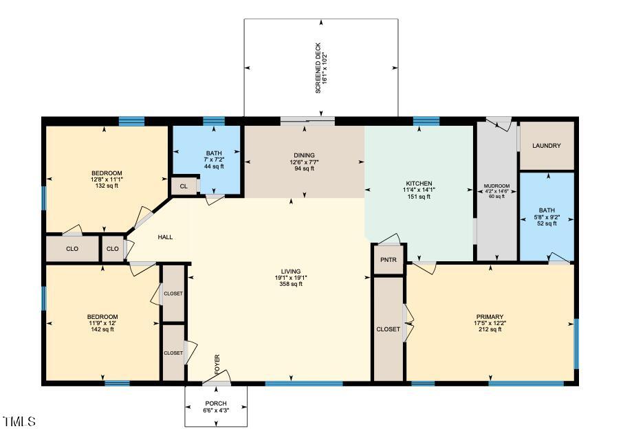 3300 Hall Place Raleigh, NC 27607 - Photo 40 of 40 Floor Plan