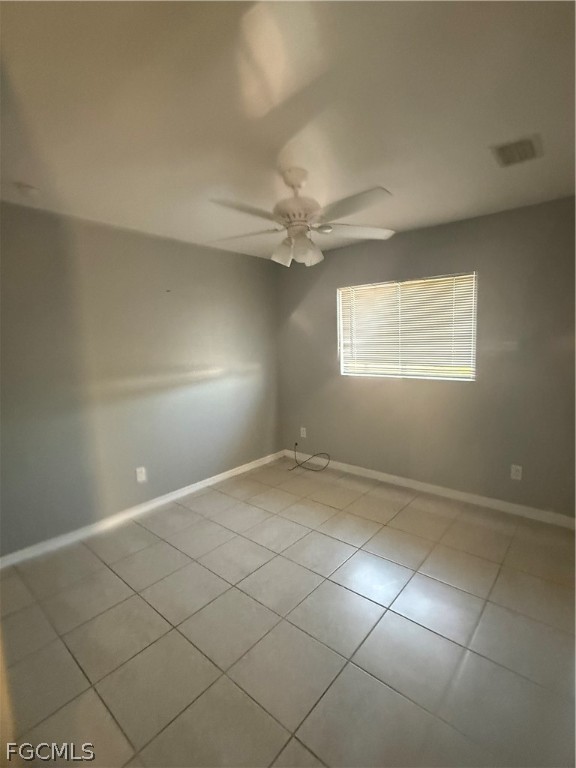 218 West 12th Street Lehigh Acres, FL 33972 - Photo 7 of 8 an empty room with windows and fan
