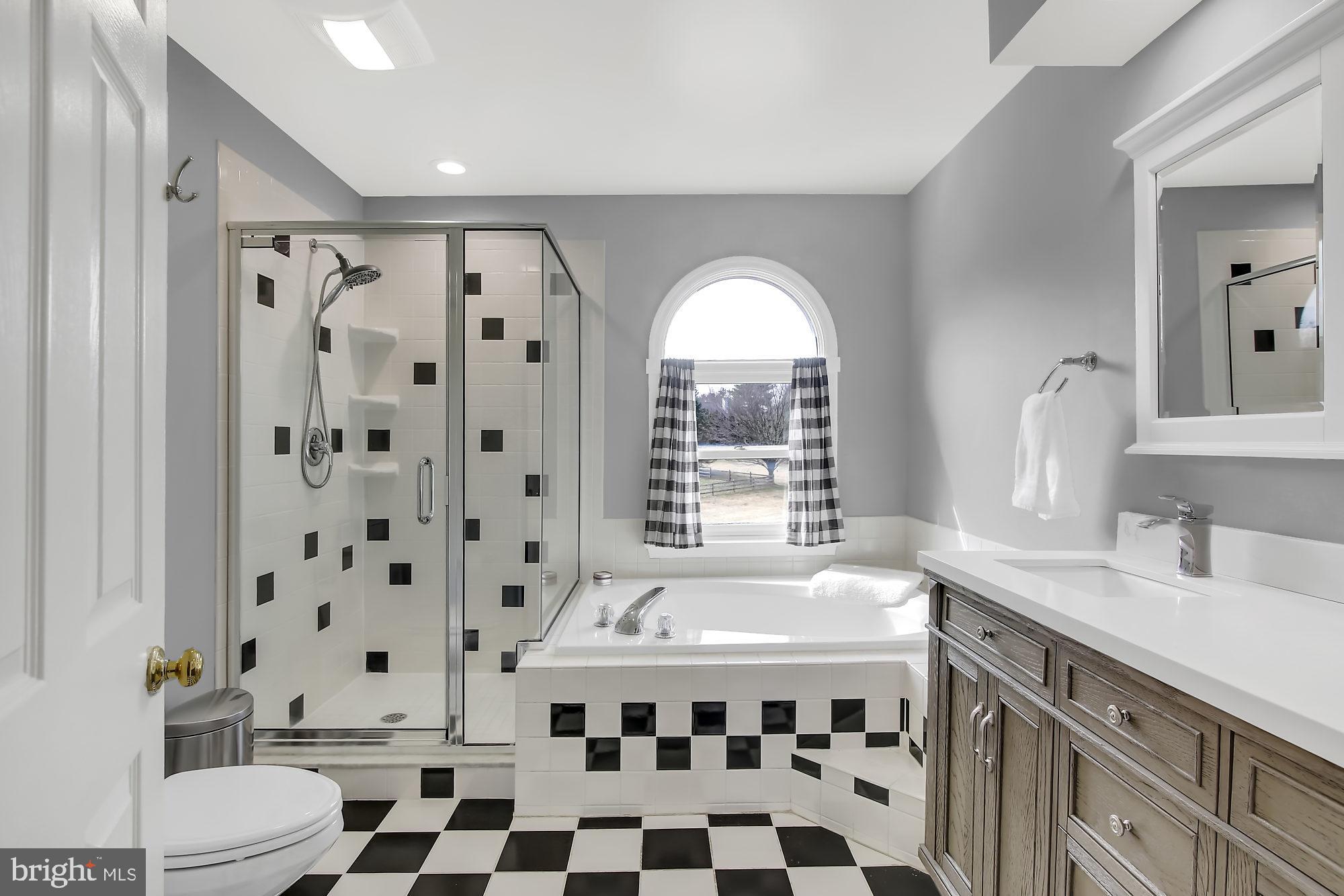 603 Aberdeen Road Kennett Square, PA 19348 - Photo 22 of 32 Master Bath with Shower and Soaking Tub