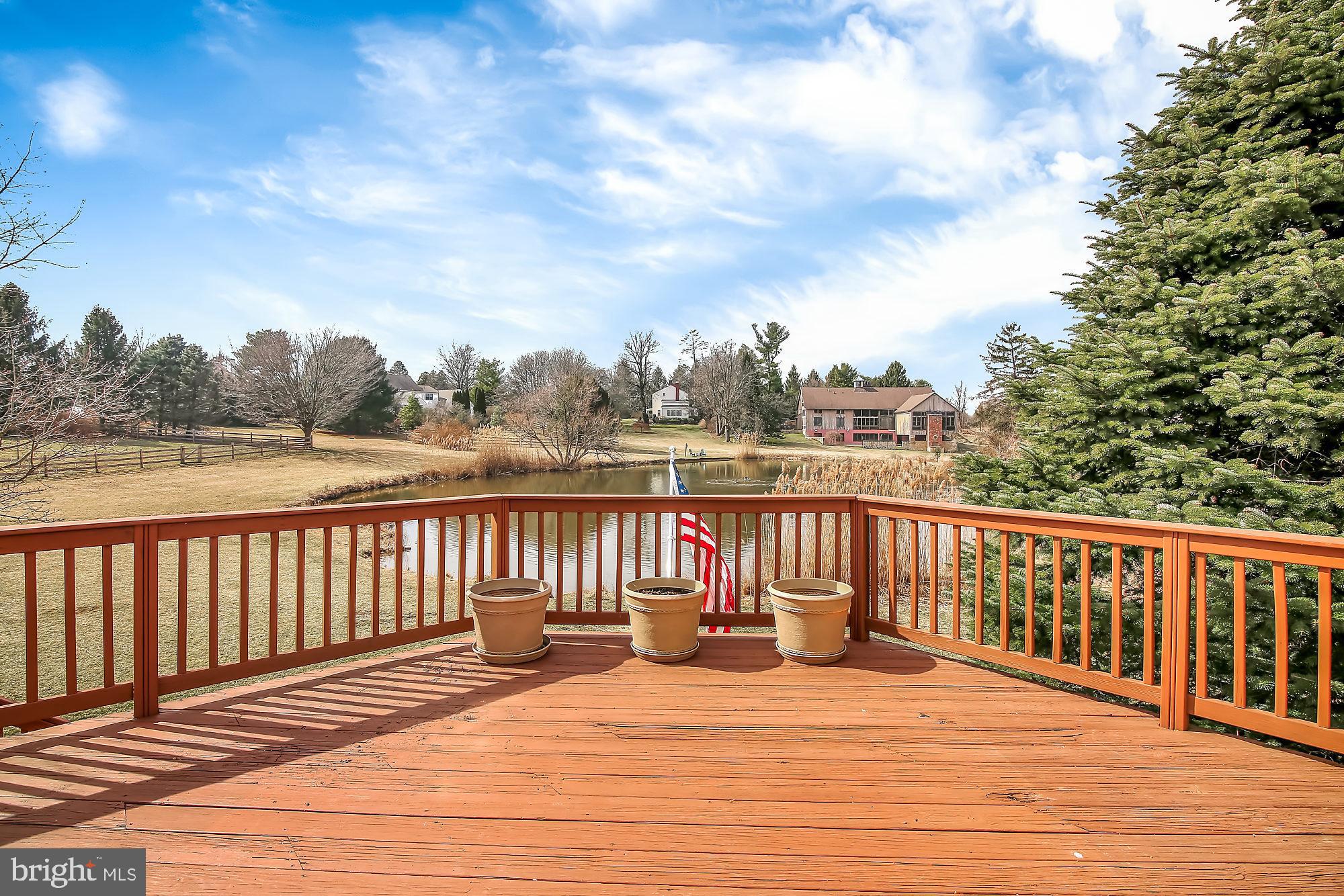 603 Aberdeen Road Kennett Square, PA 19348 - Photo 27 of 32 Expansive Deck with Pond Views