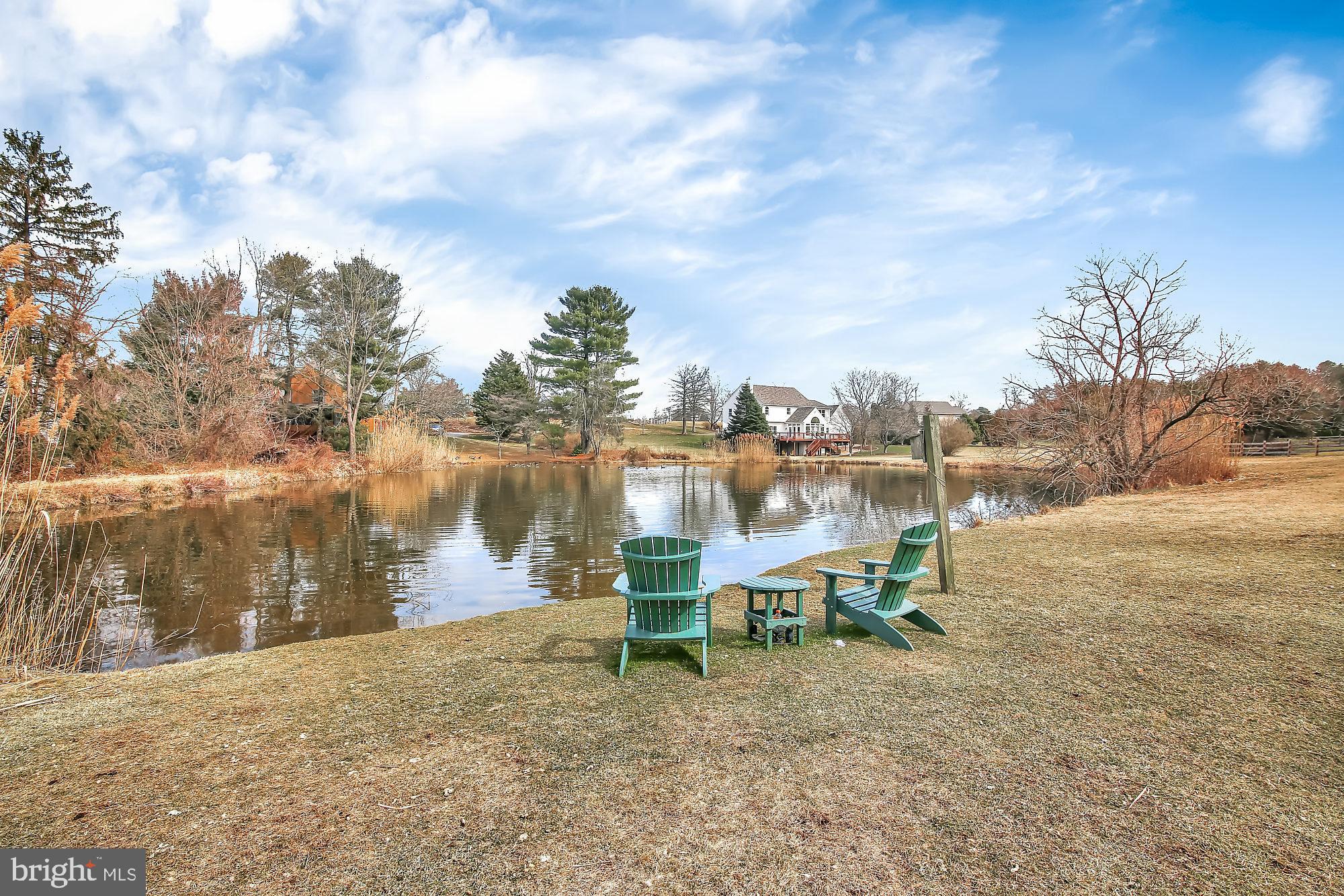 603 Aberdeen Road Kennett Square, PA 19348 - Photo 29 of 32 Relax by the Pond with Woodland Backdrop