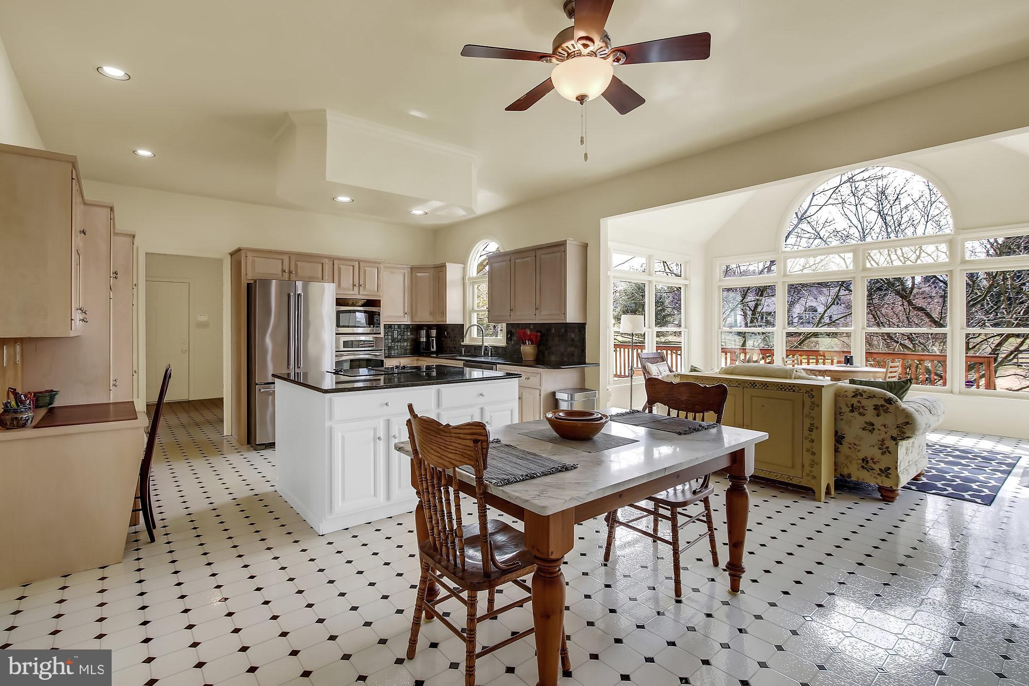 603 Aberdeen Road Kennett Square, PA 19348 - Photo 10 of 32 Eat-in Area of Kitchen with View of the Sunroom