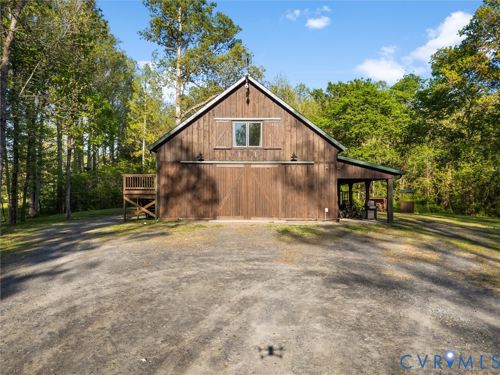 663 Covered Bridge Road Kents Store, VA 23084 - Photo 58 of 82 Barn/Garage w/ Guest Suite above