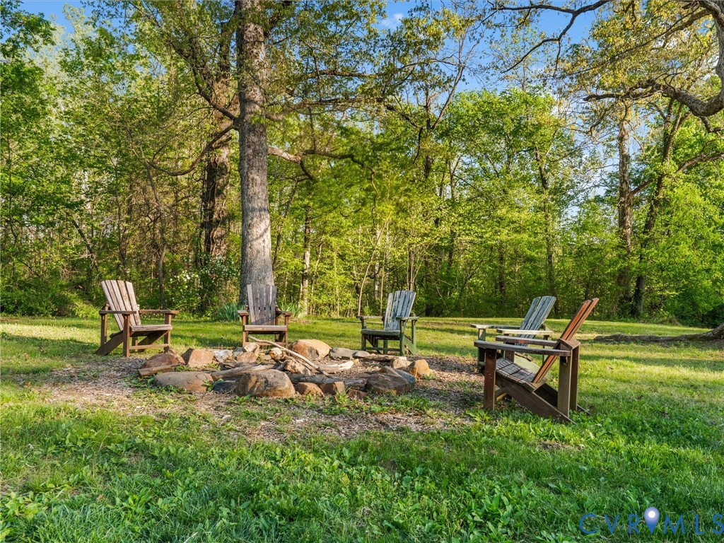 663 Covered Bridge Road Kents Store, VA 23084 - Photo 59 of 82 Fire Pit @ Guest Suite/Workshop