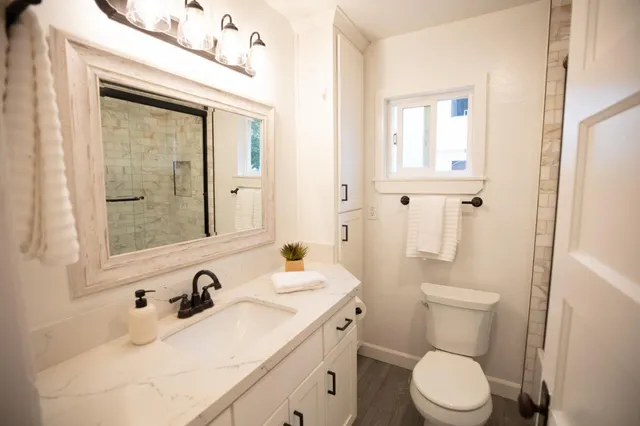 a room with furniture and window