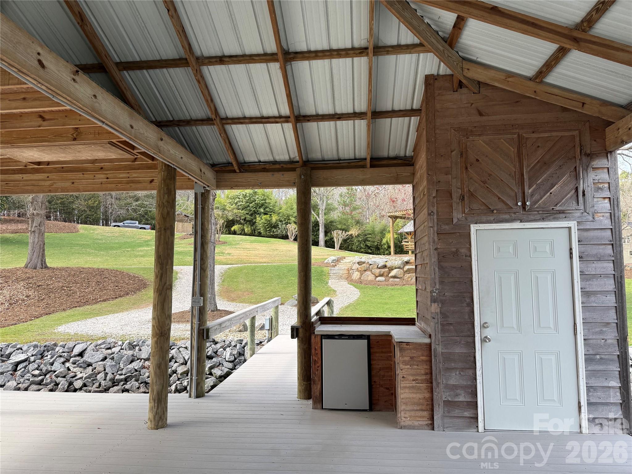 0 Sussex Road York, SC 29745 - Photo 7 of 20 a view of a porch with wooden floor and a porch