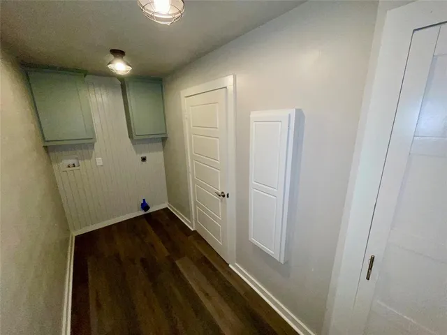 a view of hallway with stairs