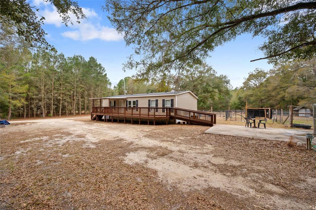 a house view with a sitting space