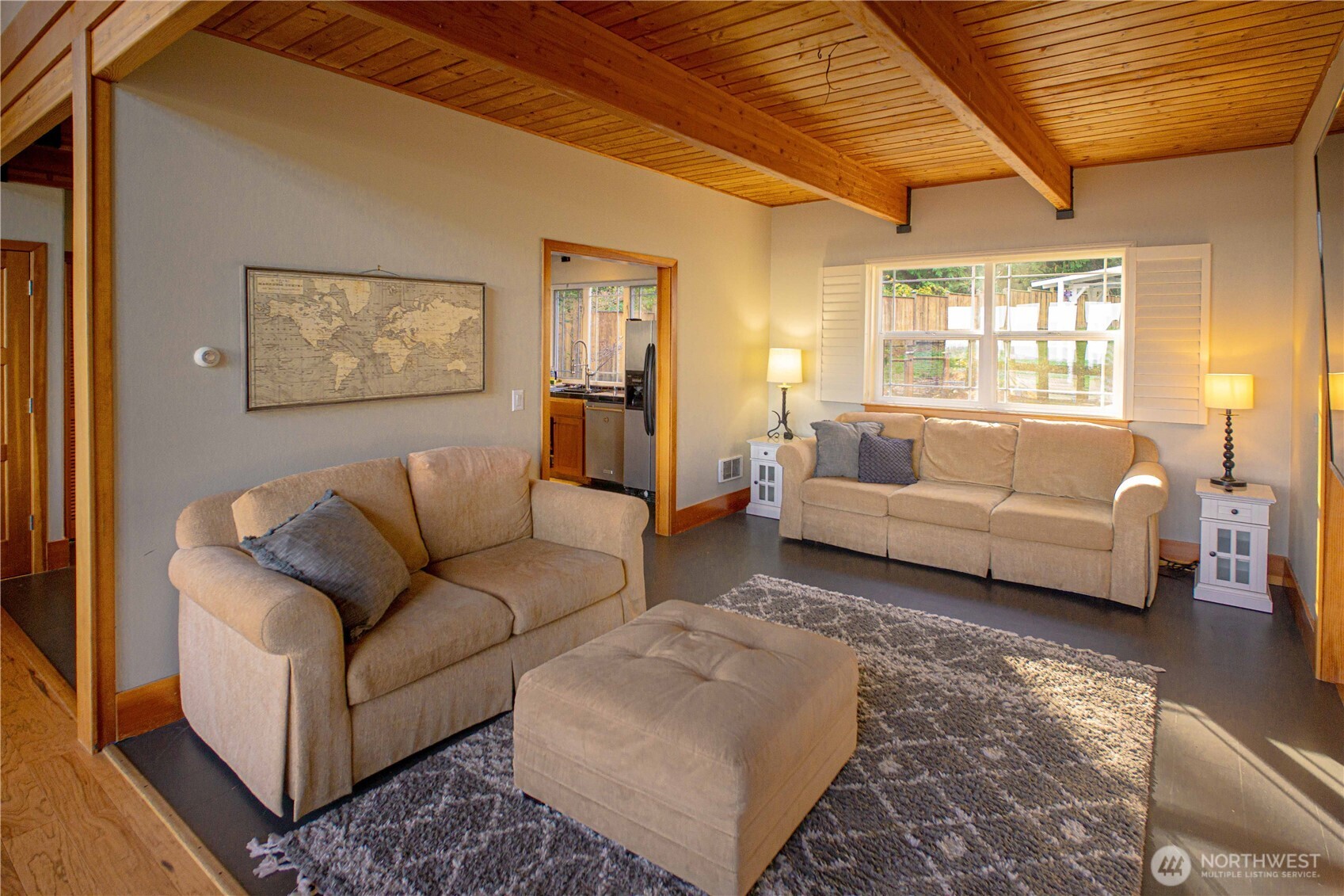 3530 West Sequim Bay Road Sequim, WA 98382 - Photo 11 of 40 a living room with furniture and a large window