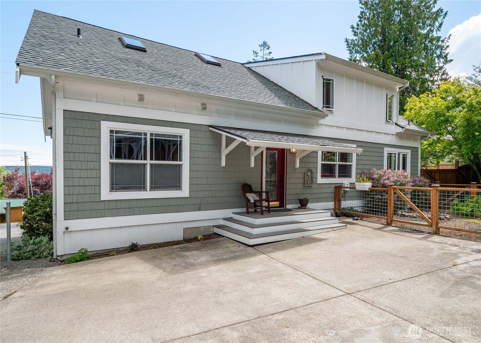 3530 West Sequim Bay Road Sequim, WA 98382 - Photo 4 of 40 a backyard of a house with seating space