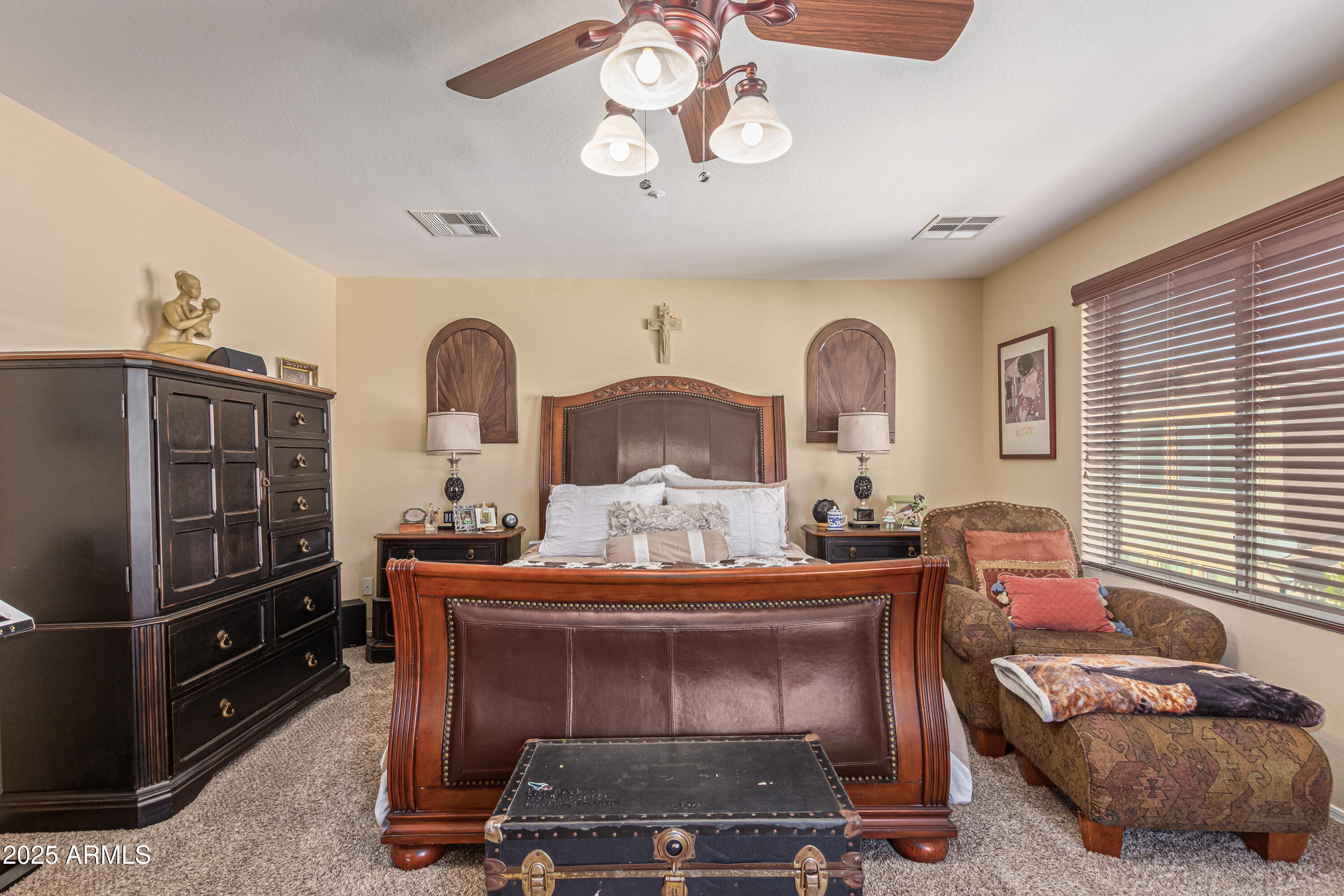 3238 East Ridgewood Lane Gilbert, AZ 85298 - Photo 17 of 43 a living room with furniture a chandelier and a window