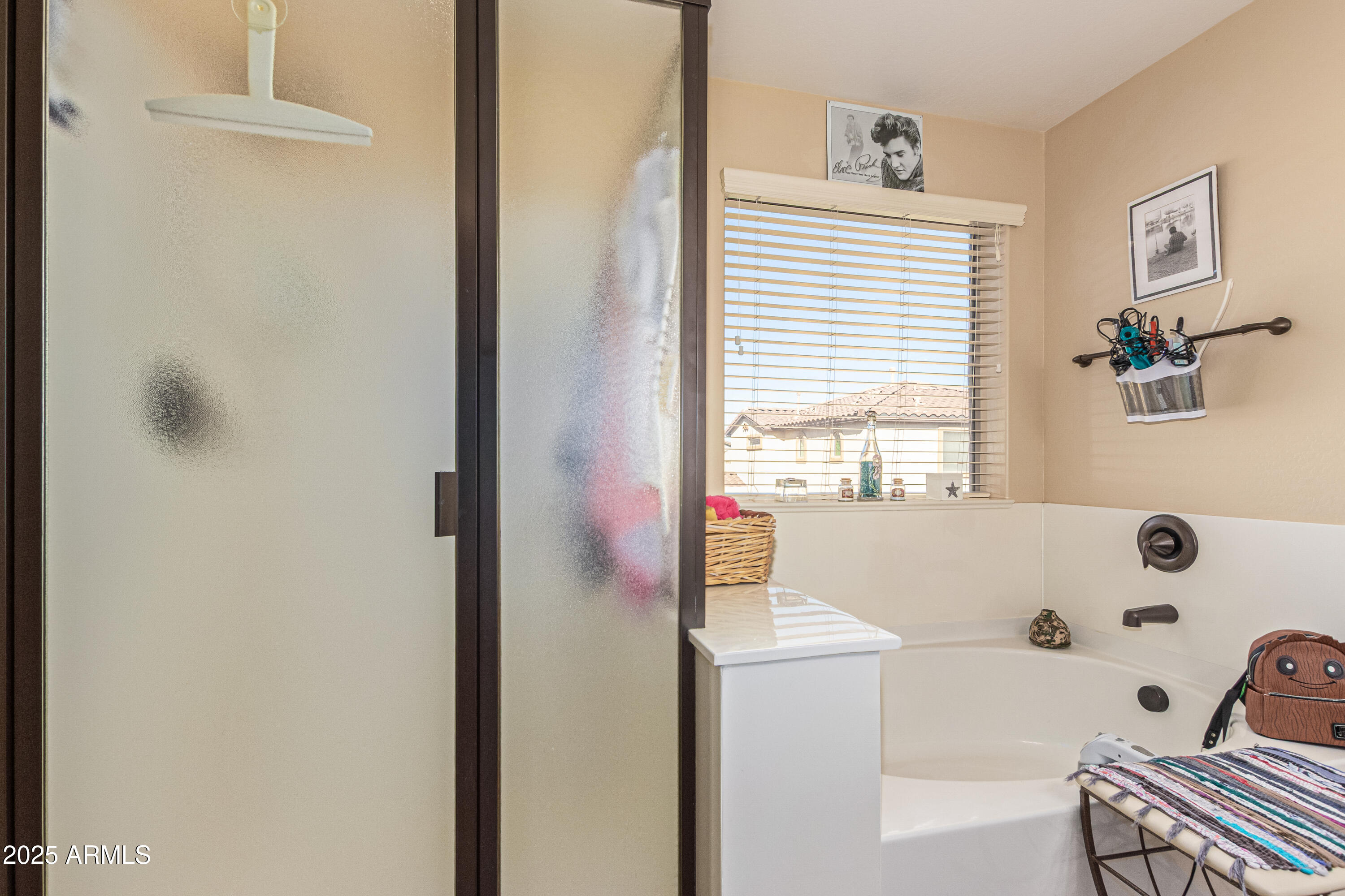 3238 East Ridgewood Lane Gilbert, AZ 85298 - Photo 21 of 43 a bathroom with a bathtub and a window