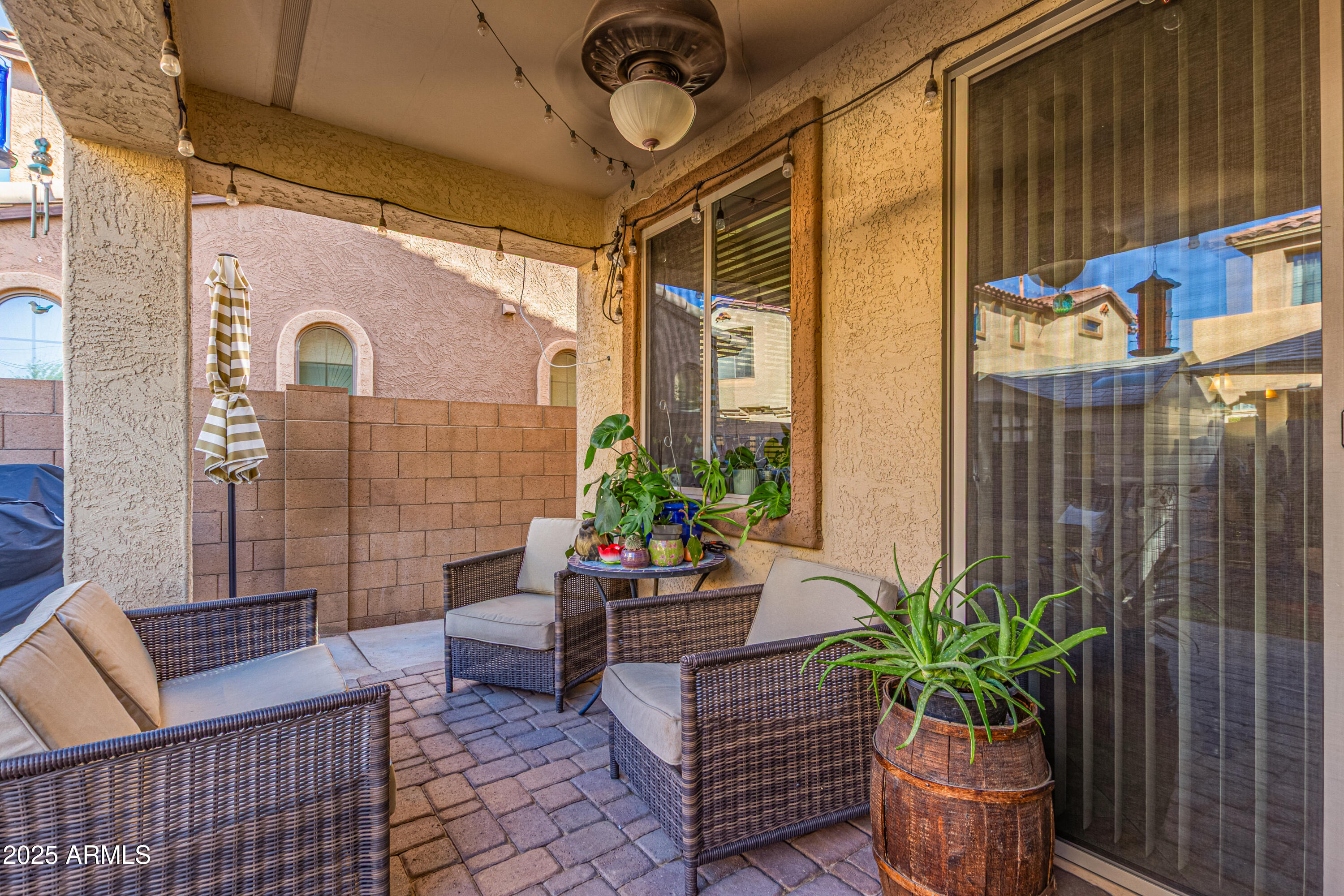 3238 East Ridgewood Lane Gilbert, AZ 85298 - Photo 35 of 43 a porch with seating space
