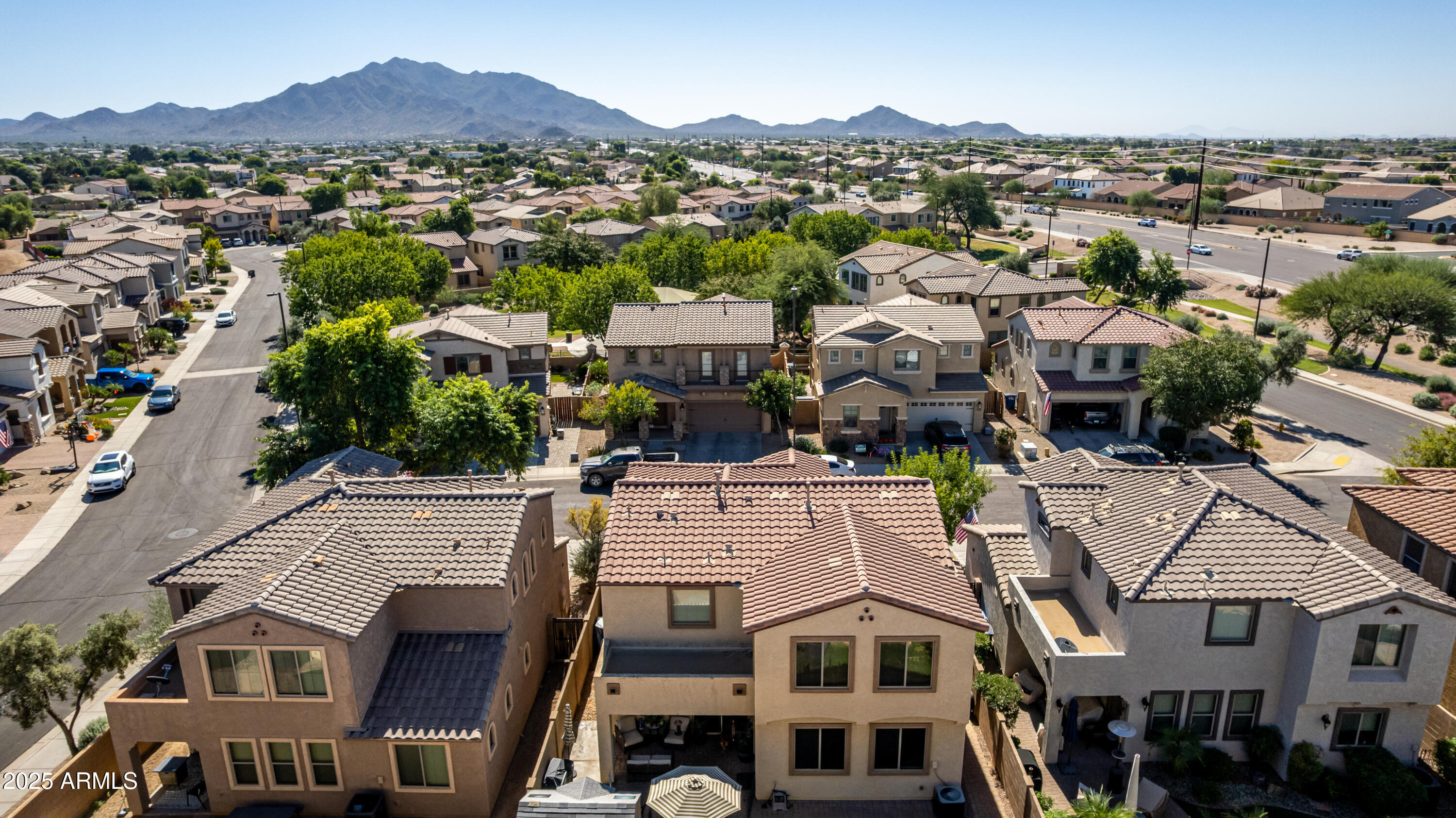 3238 East Ridgewood Lane Gilbert, AZ 85298 - Photo 43 of 43 an aerial view of a town with couple of houses